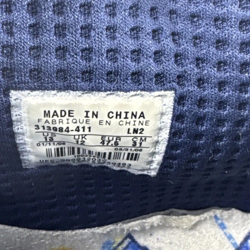 Air Force 1 MID PREM 313984 411 Michael Vick Collection Royale Blue Men Size 13